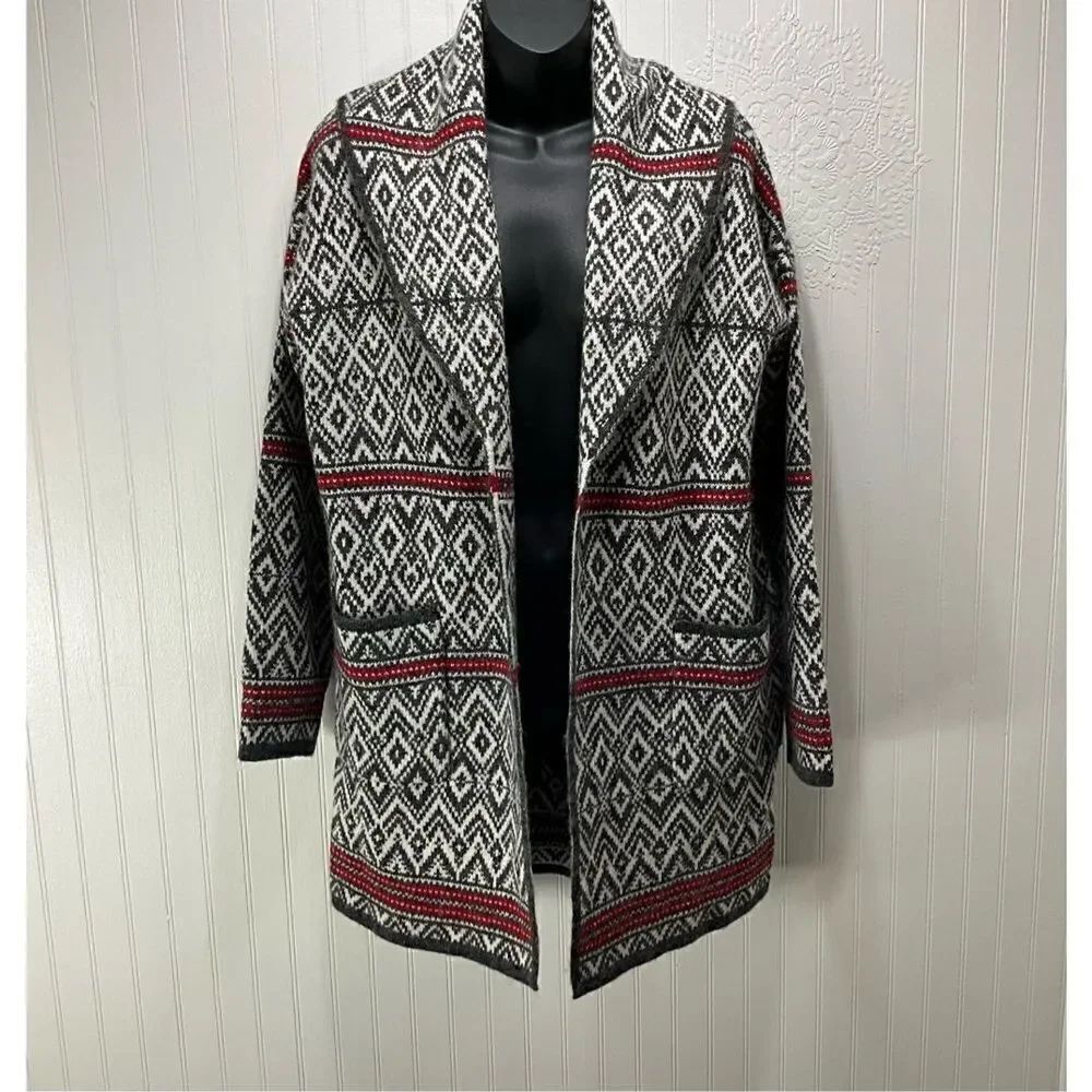 ASPEN Wool Blend Long Cardigan